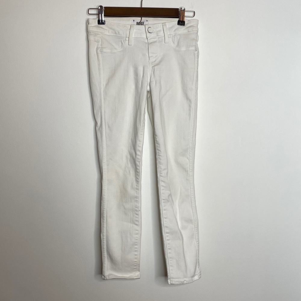 PAIGE Women's White Ankle & Cropped Jeans